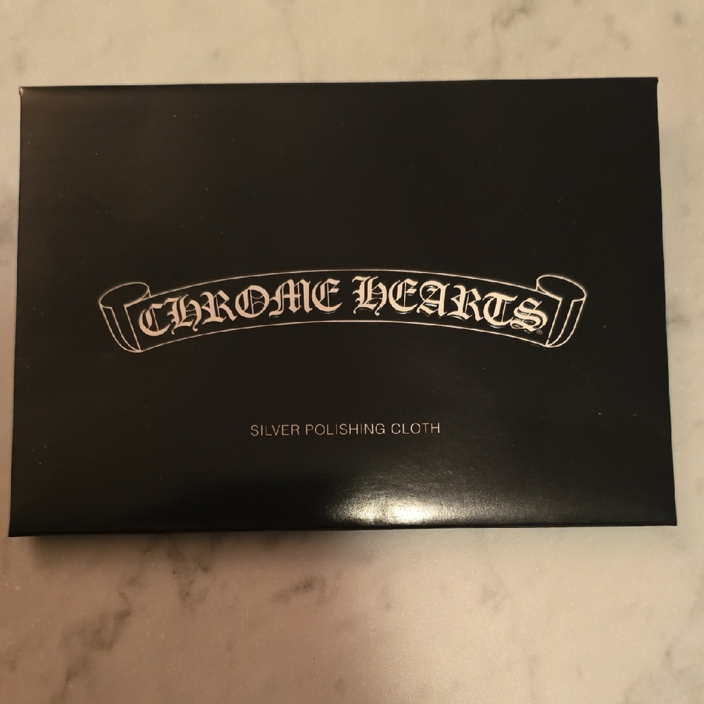 Chrome Hearts Black and Silver Polishing Cloth